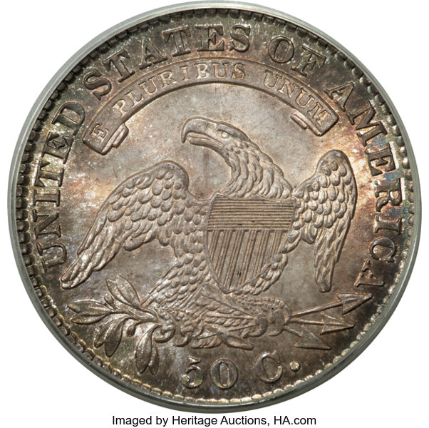 image for: 1830 50C Small 0, O-115, R.2, MS67 PCGS. CAC....
