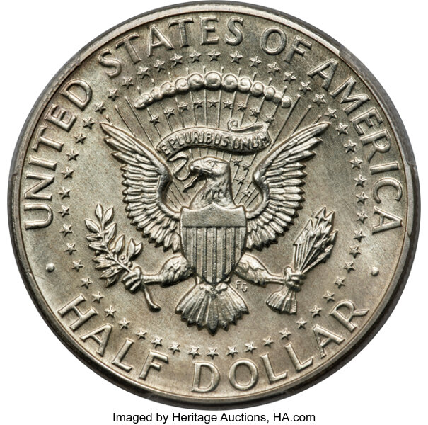 image for: 1964 50C SMS SP68 PCGS....