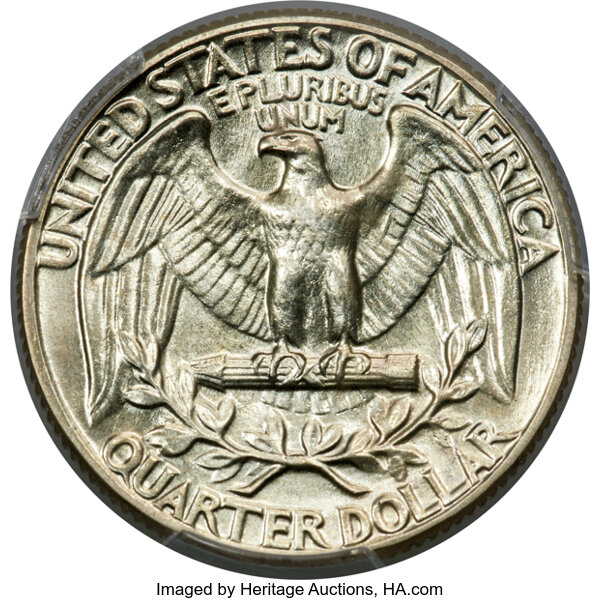 image for: 1964 25C SMS SP67 PCGS....