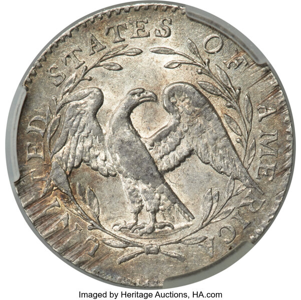 image for: 1795 H10C V-4, LM-10, R.3, MS63 CACG....