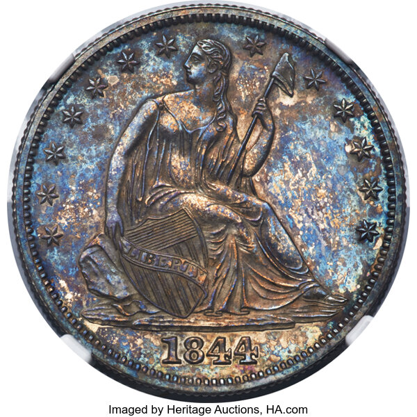 image for: 1844 50C PR62 NGC....