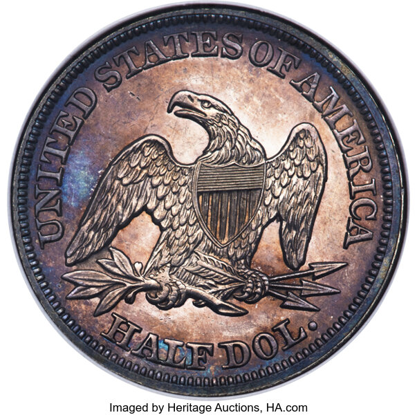 image for: 1849 50C PR65 NGC....