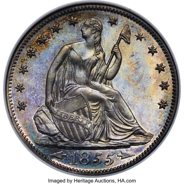 image for: 1855/54 50C Arrows PR65 NGC. FS-301, WB-102....