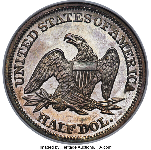 image for: 1855/54 50C Arrows PR65 NGC. FS-301, WB-102....