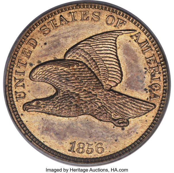 image for: 1856 1C Snow-2 PR64 PCGS....