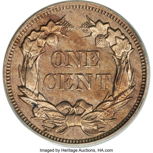 image for: 1856 1C Snow-3 MS62 PCGS....