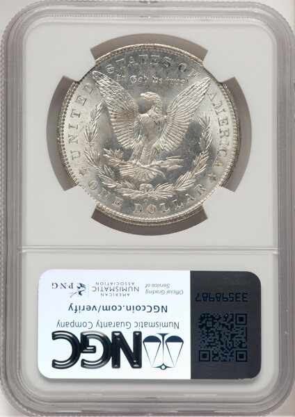 image for: 1904-O $1 Fish Hook, VAM-4B, MS65 NGC. A Hit List 40 Variety. NGC Census: (0/0)....