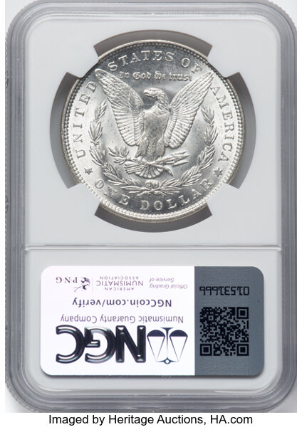 image for: 1888 $1 Doubled Reverse & Clash, VAM-12A MS62 NGC. A Hot 50 Variety....