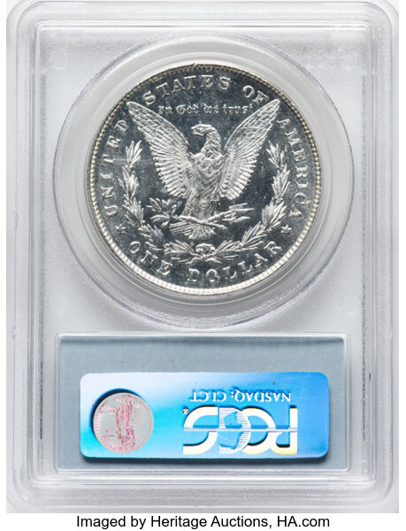 image for: 1878 8TF $1 Broken R & B, VAM-21, MS61 Prooflike PCGS. PCGS Population: (1/17)....