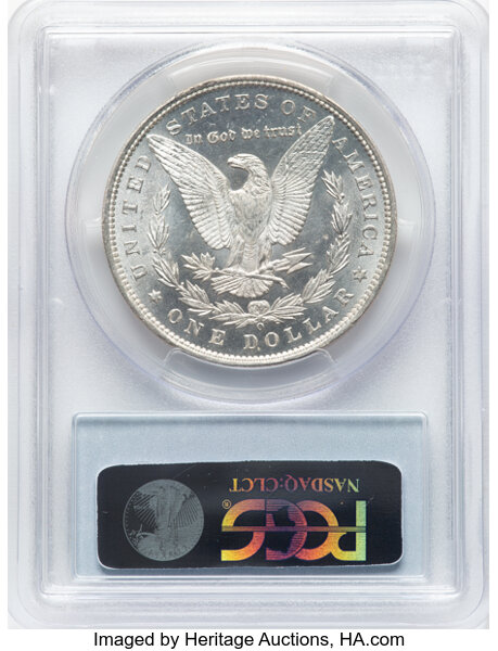 image for: 1889-O $1 MS63 Prooflike PCGS. CAC. CAC Population: (4/13). Mintage 11,875,000....