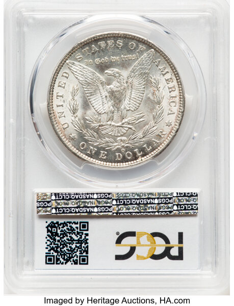 image for: 1887-O $1 TY Clash, VAM-30A, MS63 PCGS. A Hit List 40 Variety. PCGS Population: (18/6). NGC Census: (2/1). CDN: $295 Whsle....