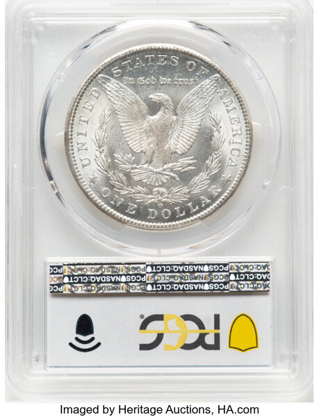 image for: 1902-O $1 Doubled Ear, VAM-25, MS64 PCGS. CAC. A Hit List 40 Variety. PCGS Population: (31/22). NGC Census: (0/0). CDN: $22...