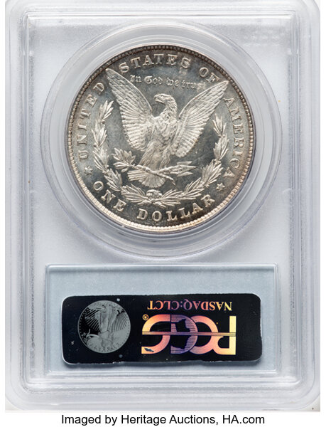 image for: 1878 8TF $1 Doubled Date, VAM-20, MS63 PCGS. CAC. A Hot 50 Variety. PCGS Population: (41/28). NGC Census: (33/10). CDN: $44...