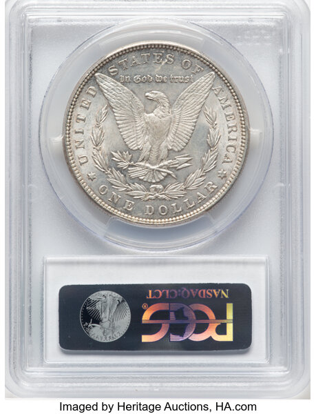 image for: 1886 $1 Doubled Date, VAM-20, AU58 PCGS. CAC. A Hot 50 Variety. CAC Population: (2/1)....