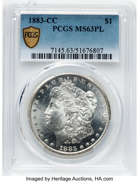 1883-CC $1  MS PL MS63 PL thumbnail 10