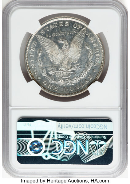 image for: 1878 8TF $1 Crazy Lips, VAM-23, MS62 Prooflike NGC. A Top 100 Variety. NGC Census: (66/40)....