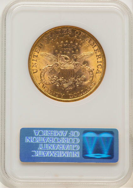 image for: 1898-S $20  NGC MS62