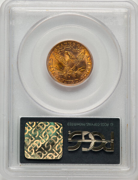 image for: 1887-S $5  PCGS MS61