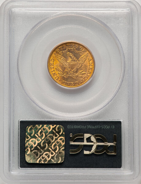 image for: 1895 $5  PCGS MS60