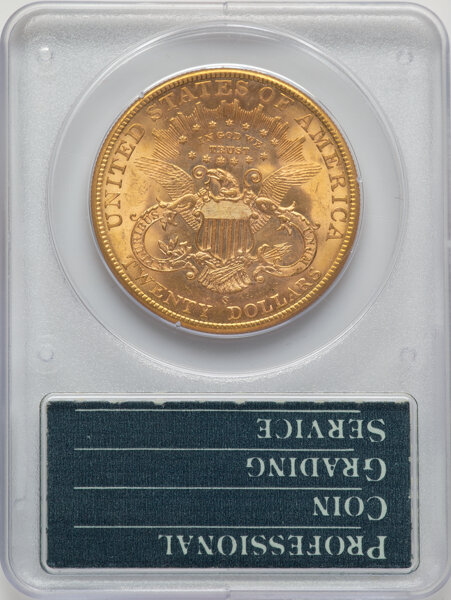 image for: 1904-S $20  PCGS MS63