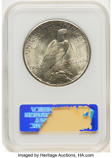 image for: 1925 $1  NGC MS65