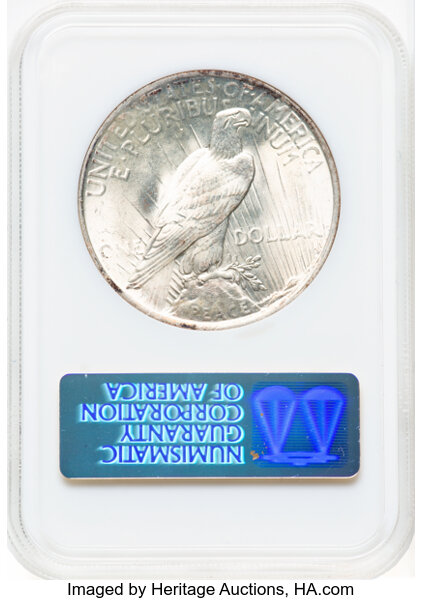 image for: 1923 $1  NGC MS62