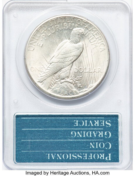 image for: 1925 $1  PCGS AU58