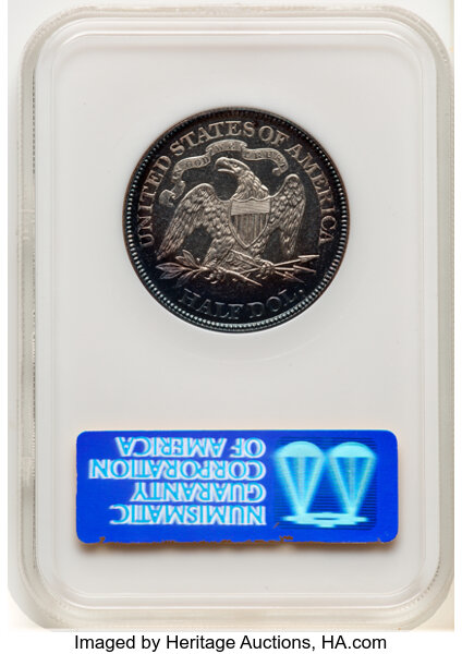 image for: 1886 50c NGC PR64 CAC