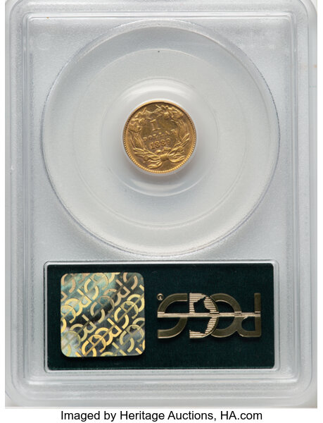 image for: 1889 G$1 PCGS AU55