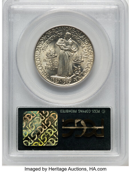 image for: 1937 Roanoke Island 50c PCGS MS64