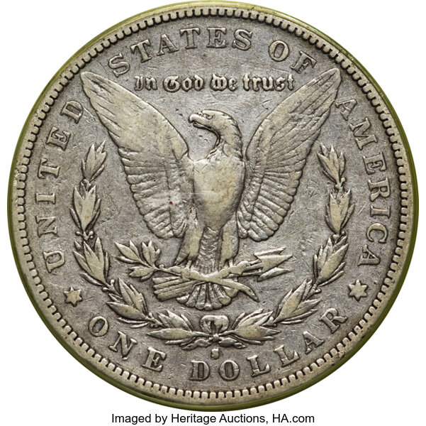 image for: 1893-S $1  PCGS VG8