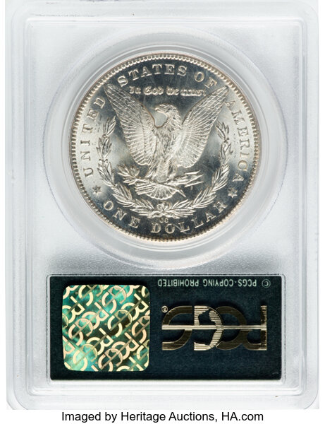 thumbnail for: 1884-CC $1  PCGS MS64