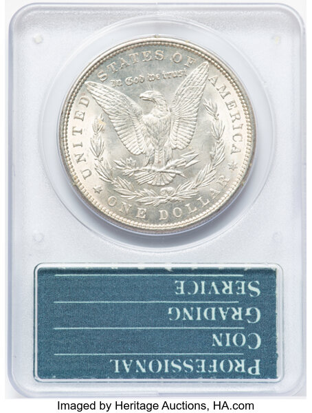 image for: 1890 $1  PCGS MS63