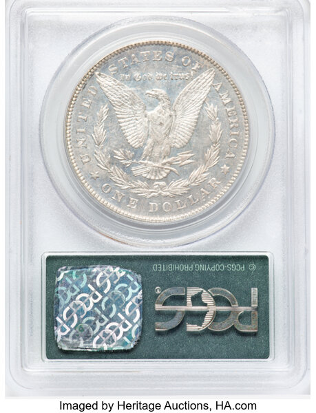 image for: 1878 7TF Reverse of 1878 $1  PCGS MS63 DMPL