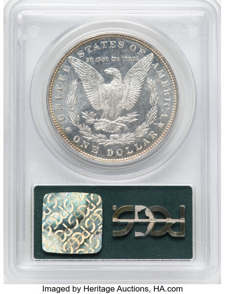 image for: 1886 $1  PCGS MS64 DMPL