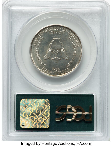 image for: 1938 New Rochelle 50c PCGS MS63