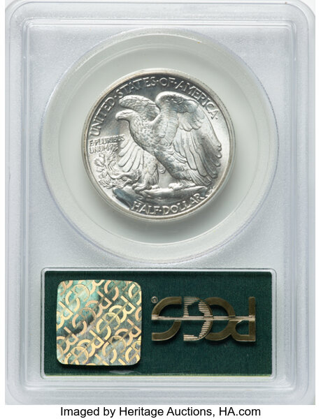 image for: 1944-D 50c PCGS MS64