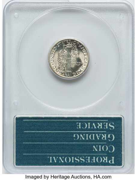 image for: 1942-D 10c PCGS MS66 FB