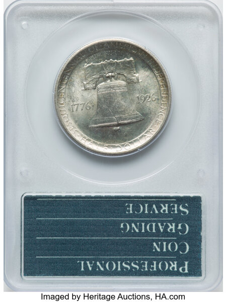 image for: 1926 Sesquicentennial 50c PCGS MS63
