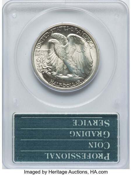 image for: 1942 50c PCGS MS65