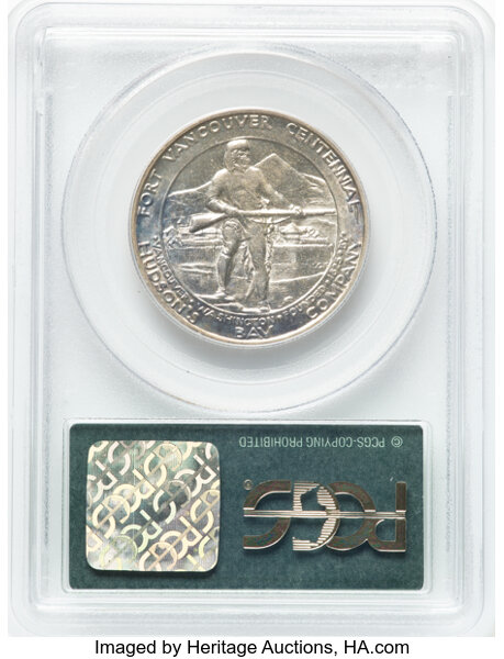 image for: 1925 Fort Vancouver 50c PCGS MS64