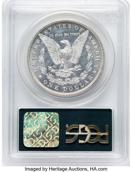 image for: 1880 $1  PCGS MS62 PL