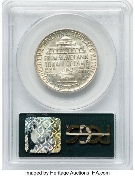 image for: 1950-D Booker T. Washington 50c PCGS MS65
