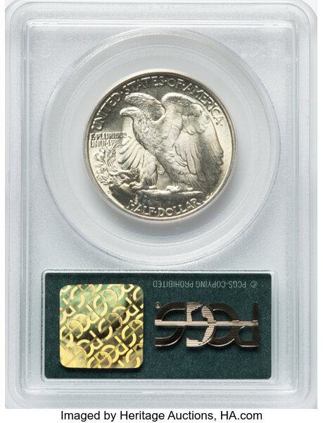 image for: 1947-D 50c PCGS MS66