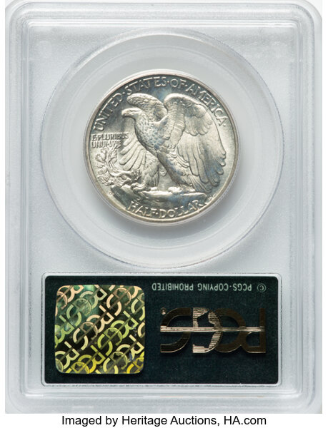 image for: 1945-D 50c PCGS MS67