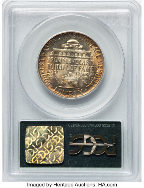 image for: 1947 Booker T. Washington 50c PCGS MS66