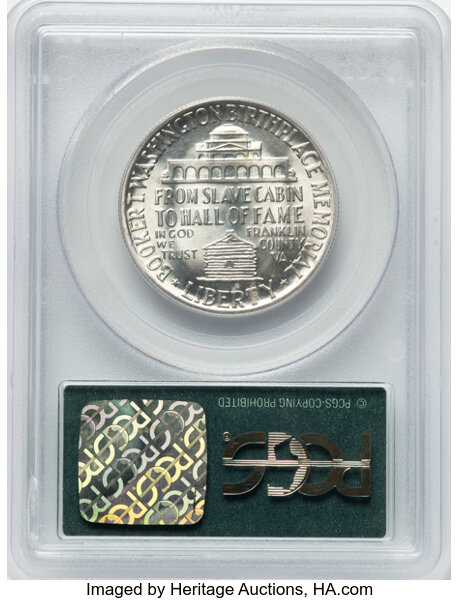 image for: 1949 Booker T. Washington 50c PCGS MS65