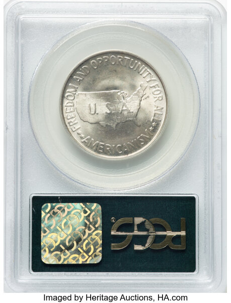 image for: 1954 Washington-Carver 50c PCGS MS65