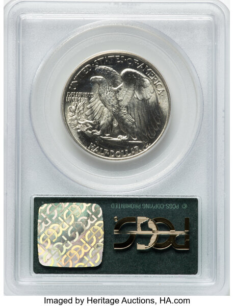 image for: 1943 50c PCGS MS66