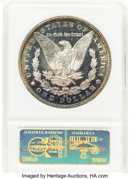 image for: 1884-CC $1  ANACS MS64 DMPL